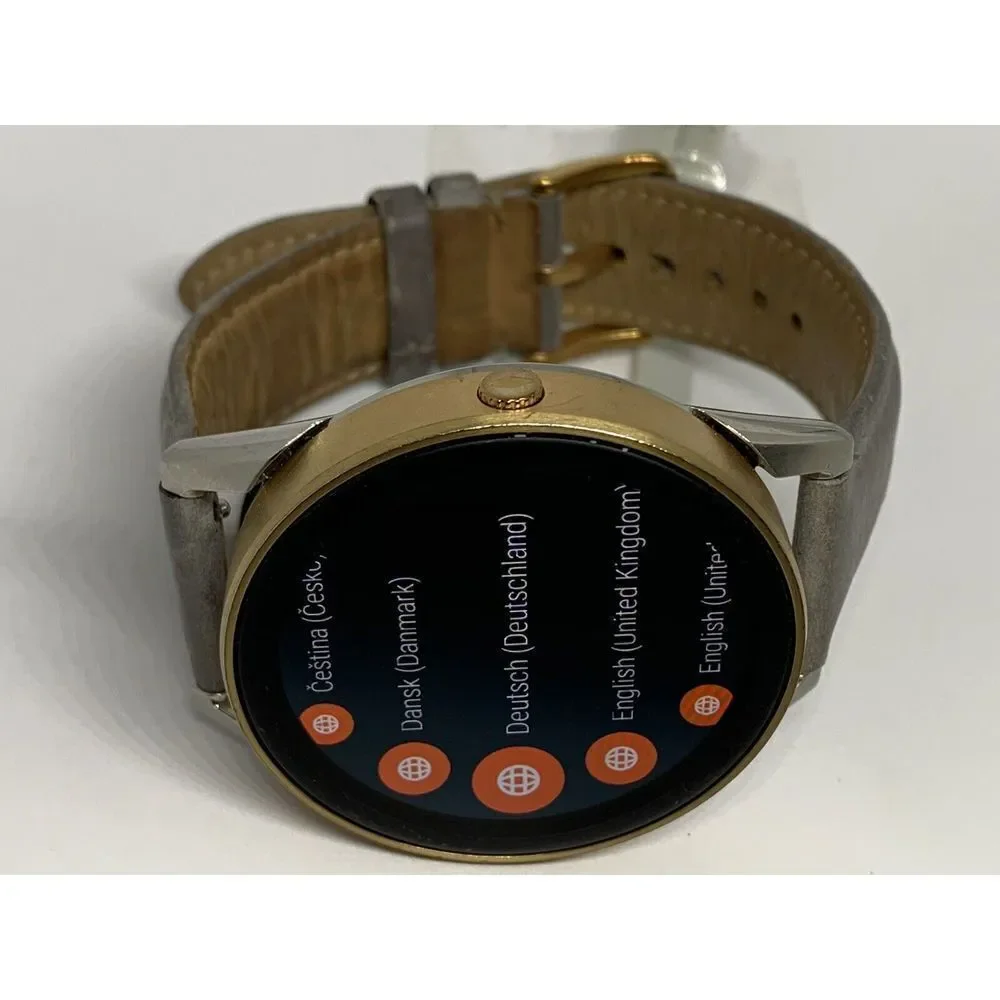 Fossil Gen 3 FTW7001 Brown Leather Digital Dial Genuine Smart Watch ZA417